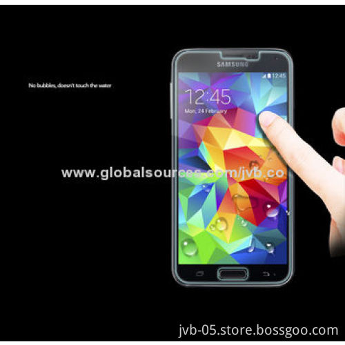 AGC Tempered Glass Screen Protector for Galaxy S5 with Anti-scratch